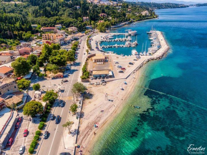 Corfu Bay Sea View Apartments 100M From The Beach Benitses  Ngoại thất bức ảnh